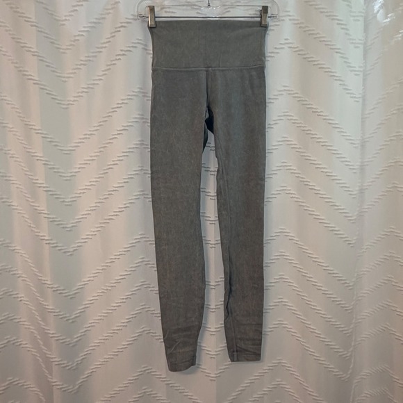 lululemon athletica Pants - Lululemon Align High Rise Pant 28 Diamond Dye Light Sage Medium Olive Size 2